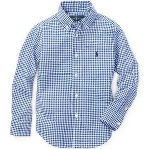 Ralph Lauren Boy's Gingham Cotton Poplin Shirt